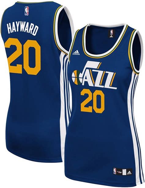 women's utah jazz gordon hayward adidas navy road replica jersey|gordon hayward wikipedia.